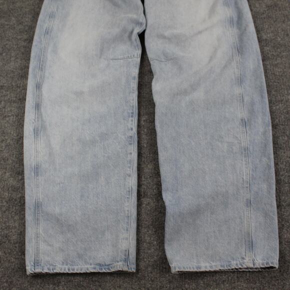 Adriano Goldshmied Jeans Women 32 Mercer Cuffed High Rise Barrel Wide Leg Baggy - Picture 6 of 16